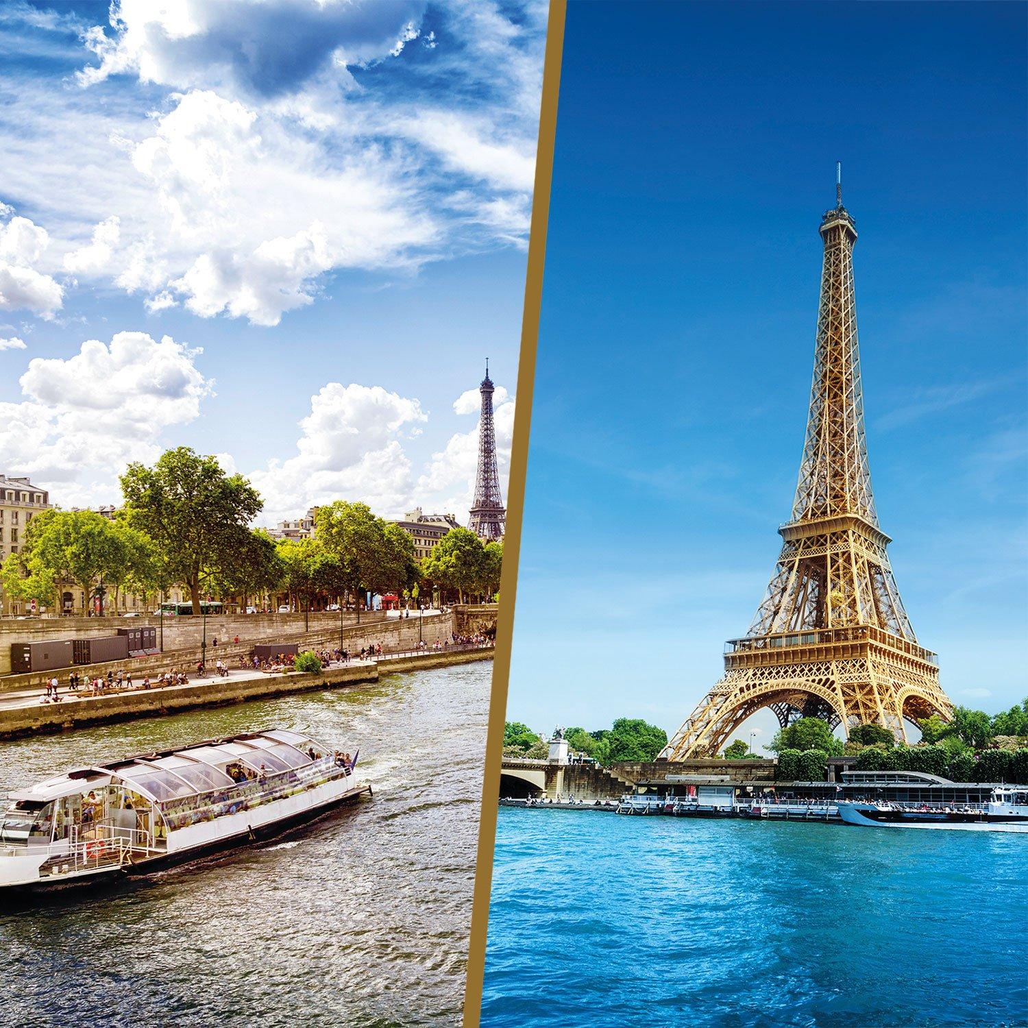 Image of Romantisches Paris: 1 Kreuzfahrt Auf Der Seine Und Sternenklare Nacht - - Geschenkbox Unisex