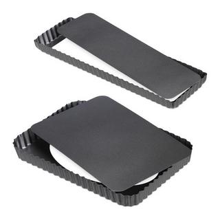 Northio Lot de 2 moules à gâteau avec fond relevable  