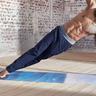 KIMJALY  Hose  für dynamisches Yoga leicht - 