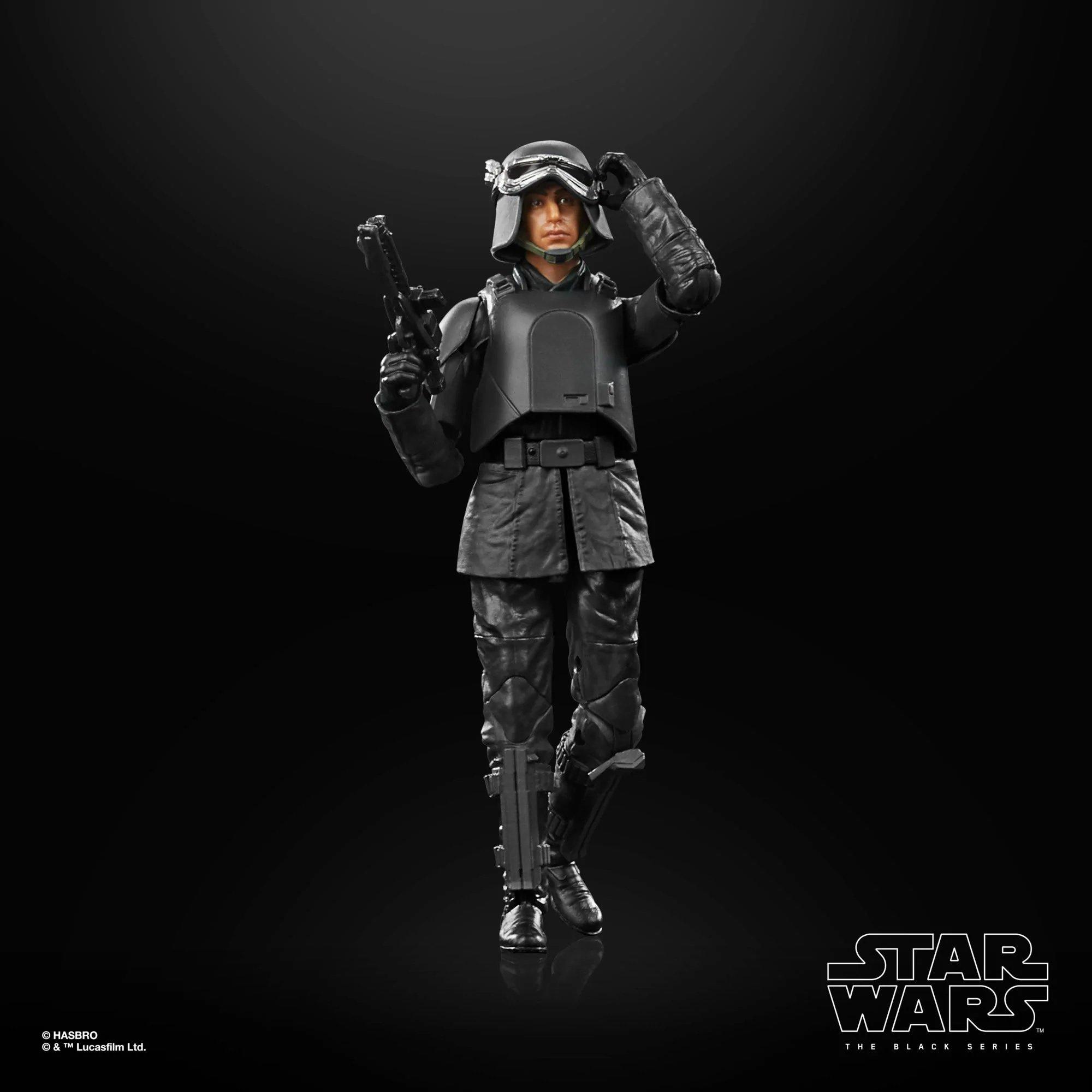 Hasbro  Figurine articulée - The Black Series - Star Wars - Imperial Officer (Ferrix) 