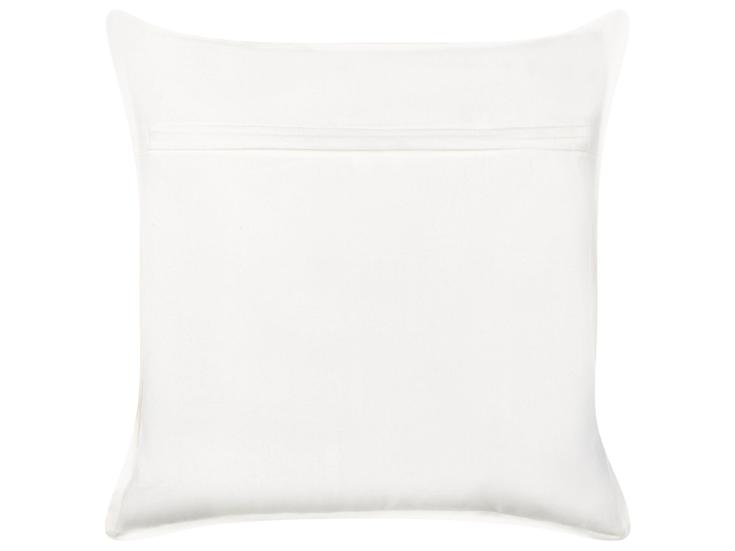 Beliani Coussin en Coton Moderne ROCKWEED  