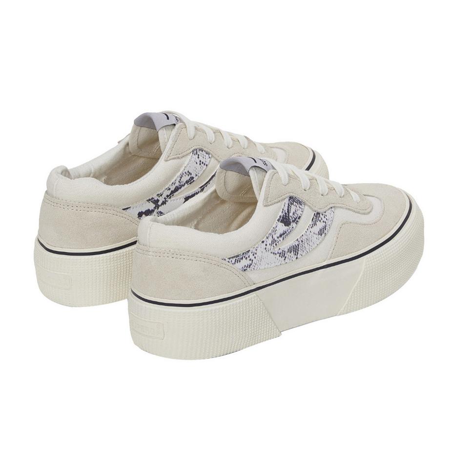 SUPERGA 3041 Revolley Snake Swallow Tail Sneakers in Pelle Scamosciata  