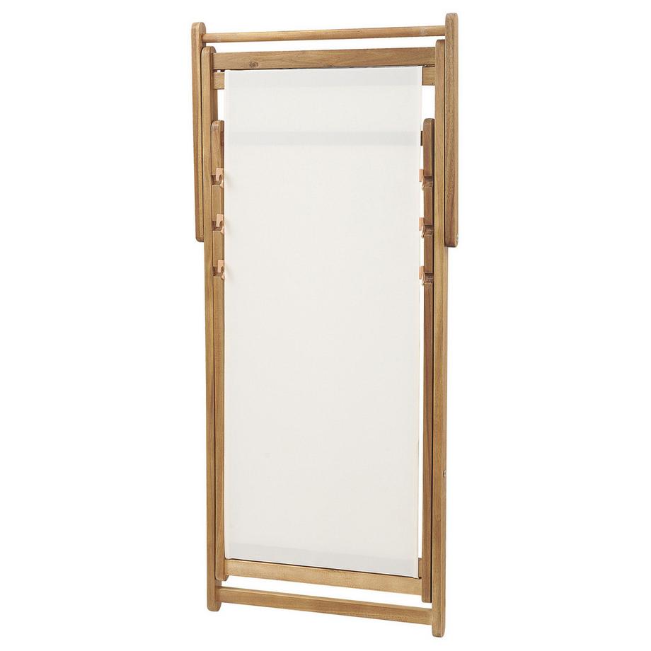 Beliani Klappbarer Liegestuhl aus Stoff  ANZIO  