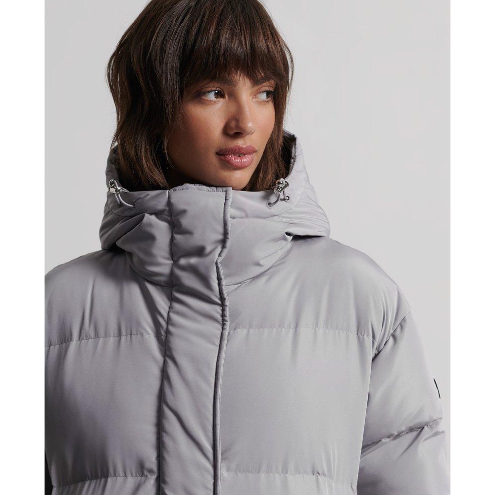 Superdry  lange daunenjacke, damen 