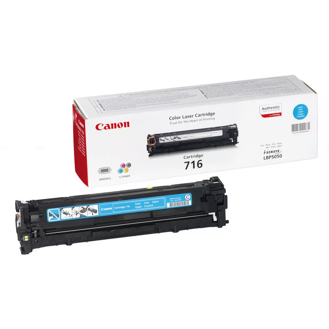 Canon – Toner-Modul 716 cyan 1979B002 LBP 5050 1500 Seiten, One Size