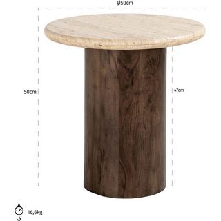 mutoni Table d'appoint Douglas en manguier vers 50  