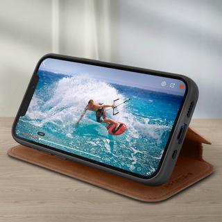 Akashi  Akashi Lederetui iPhone 12 Mini Braun 