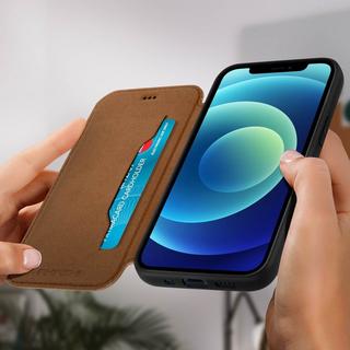 Akashi  Akashi Lederetui iPhone 12 Mini Braun 