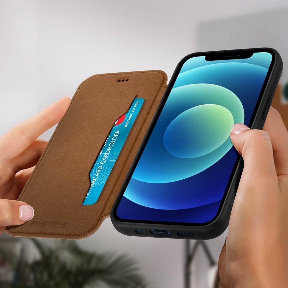 Akashi  Housse iPhone 12 Mini Cuir Akashi 