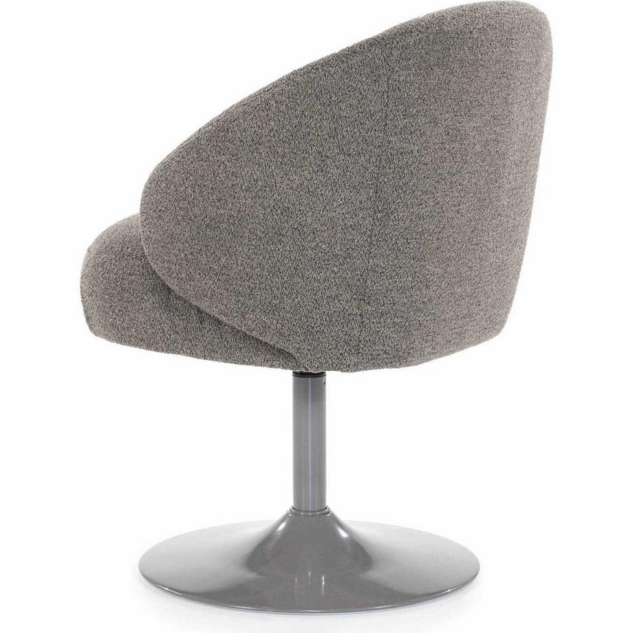 mutoni Chaise pivotante Ruben Bogda marron  