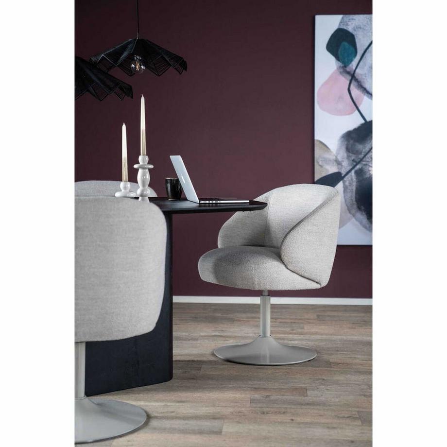 mutoni Chaise pivotante Ruben Bogda marron  