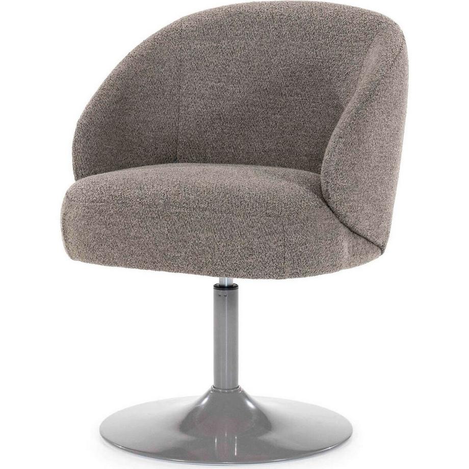 Chaise pivotante Ruben Bogda marron