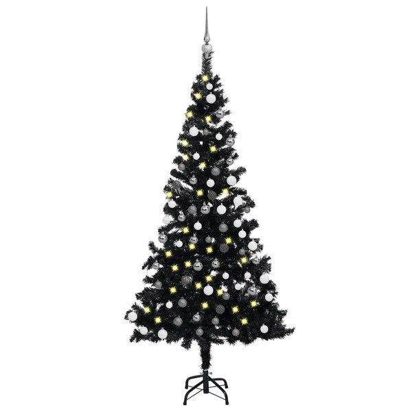 VidaXL Arbre de Noël artificiel avec décoration  