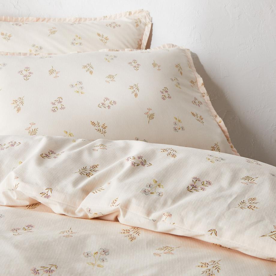 La Redoute Intérieurs Housse de couette Camomille 50% coton recyclé  