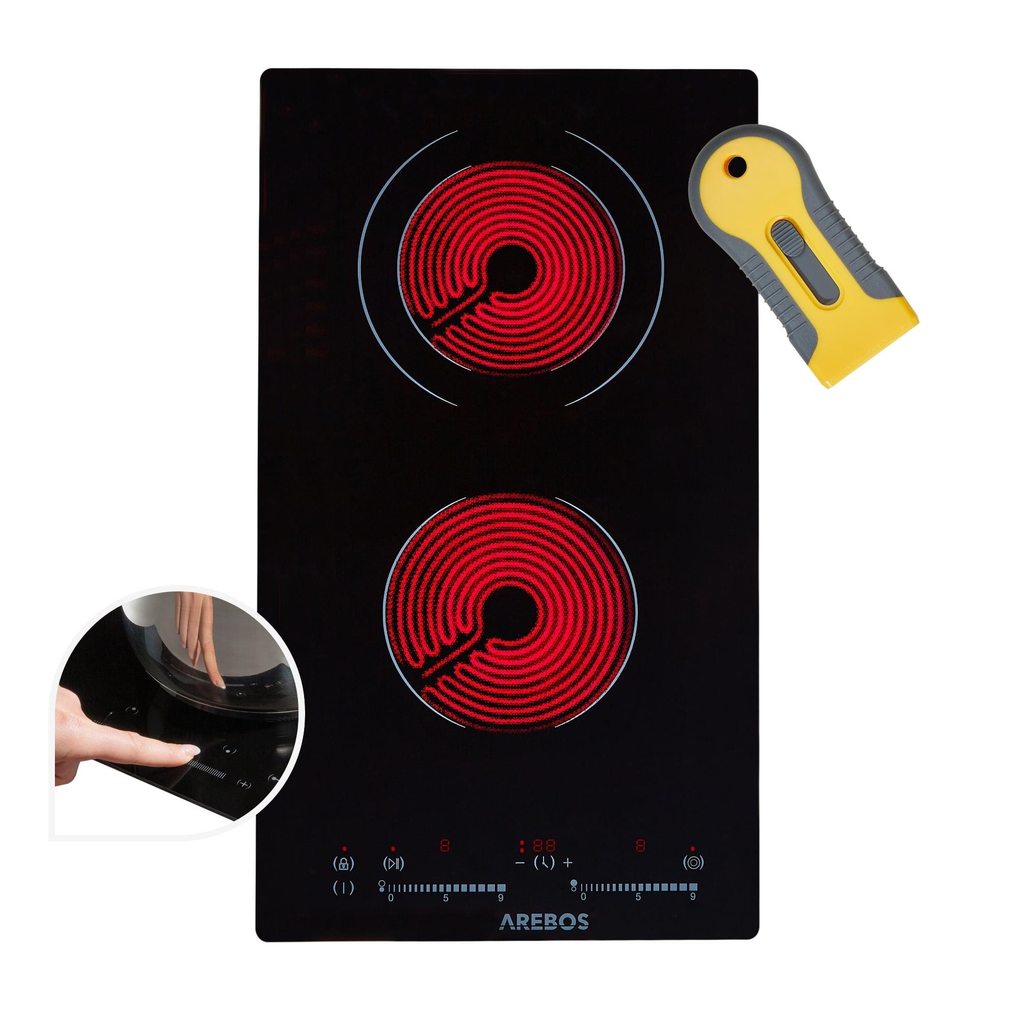 Image of Glaskeramikkochfeld autark Kochfeld Sensor Touch 2 Platten 3000 W Glaskeramikkochfeld autark Kochfeld Sensor Touch 2 Platten 3000 W