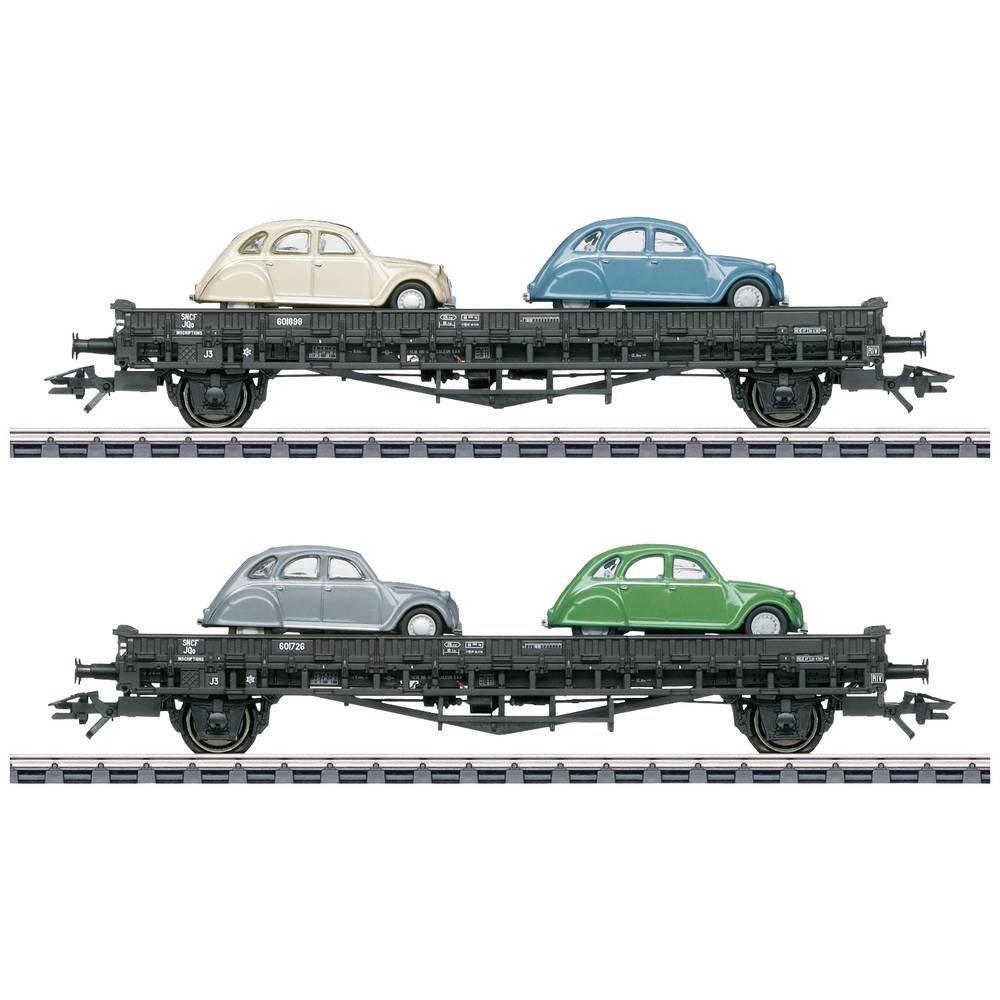 Image of Märklin H0 2er-Set Autotransportwagen der SNCF