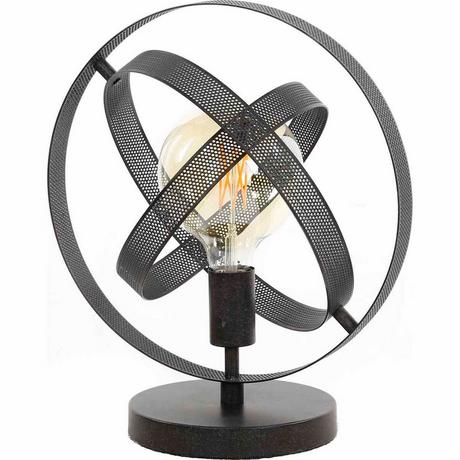 mutoni industrial Tischlampe Cosmos Mesh Artic  