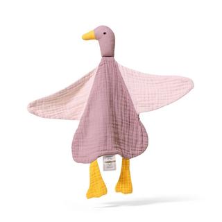 Activity-board  Doudou canard - Cadeaux de naissance 100% mousseline de coton biologique 