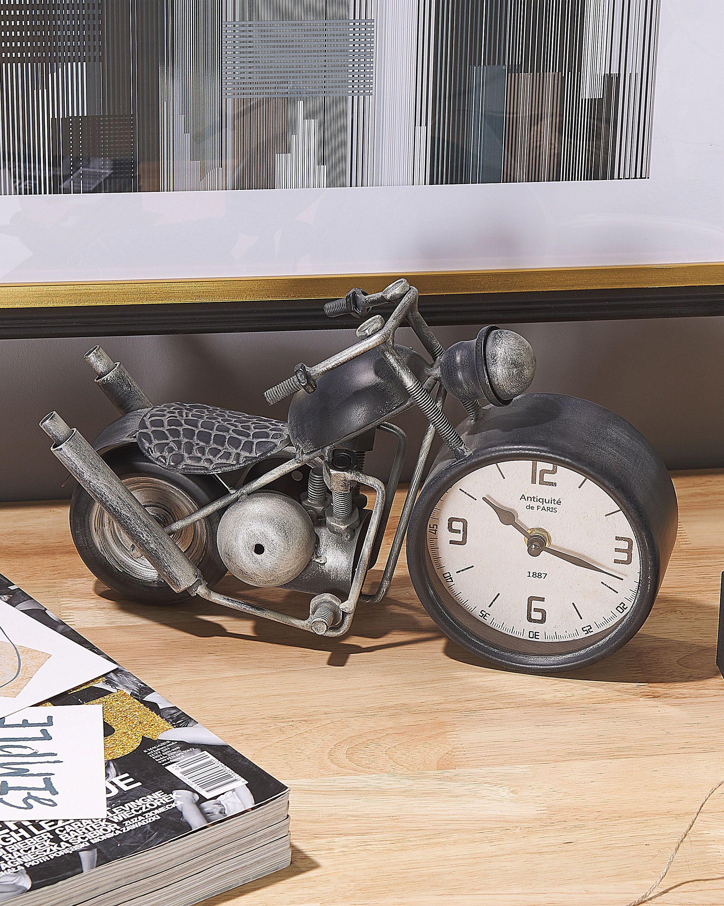 Beliani Tischuhr aus Eisen Industriell BERNO  