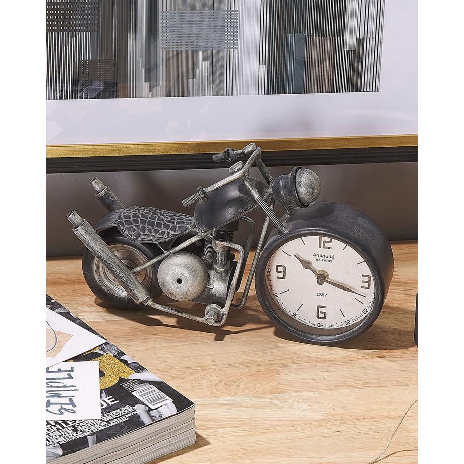 Beliani Horloge en Métal Industriel BERNO  