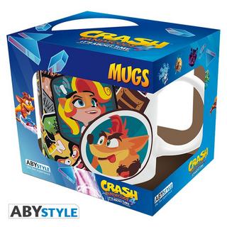 Abystyle  Becher - Subli - Crash Brandicoot - Charaktere 