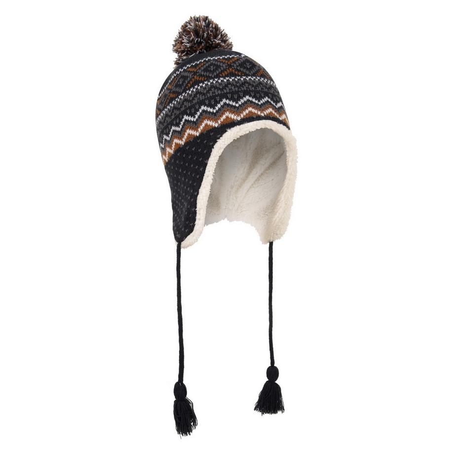Mountain Warehouse Chapeau de trappeur style nordique avec pompon  