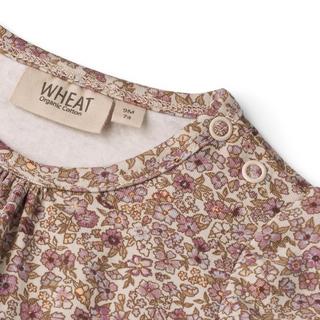 Wheat  Baby Body Liv grey rose flowers 