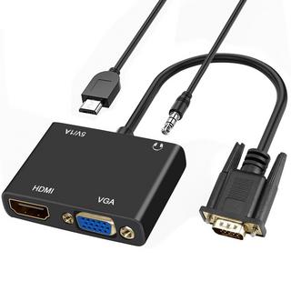 Avizar  VGA zu HDMI und VGA Buchse Adapter 