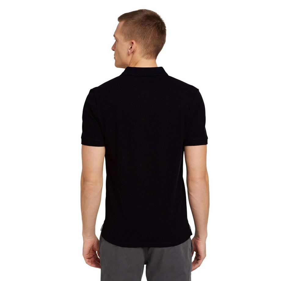 TOM TAILOR Polo  Pack de 1 Confortable à porter-Basic Polo With Contrast  