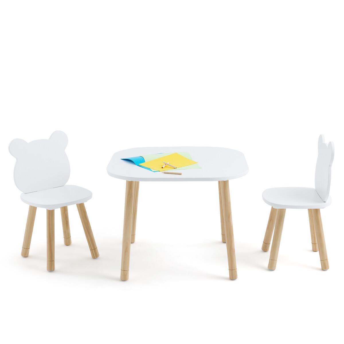 La Redoute Intérieurs Set aus Kindertisch und -stühlen Ancelme  