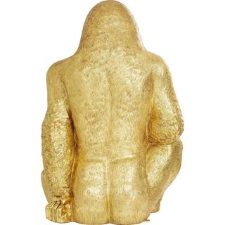 KARE Design Deko Figur Gorilla gold XL 180cm  