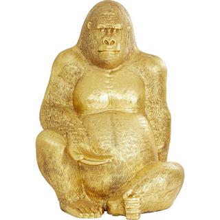 KARE Design Deko Figur Gorilla gold XL 180cm  