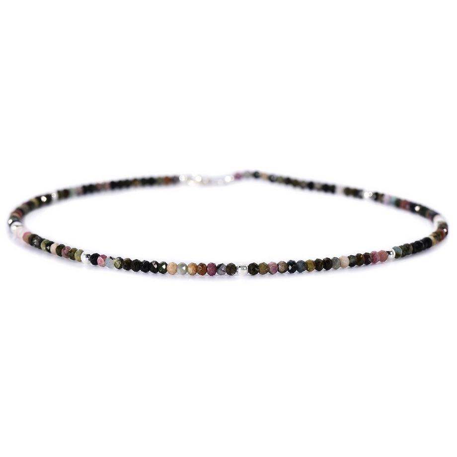 Tehani  Halskette mit Turmalin und 925 Silber