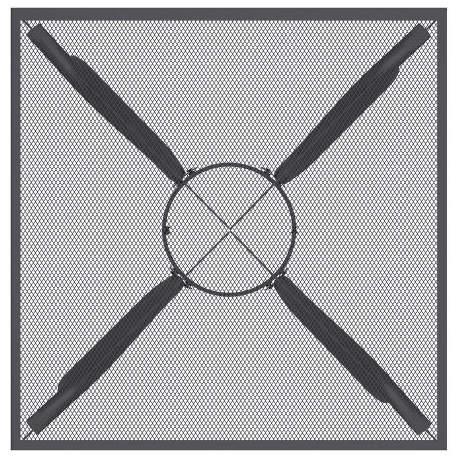 VidaXL Gartentisch stahl  