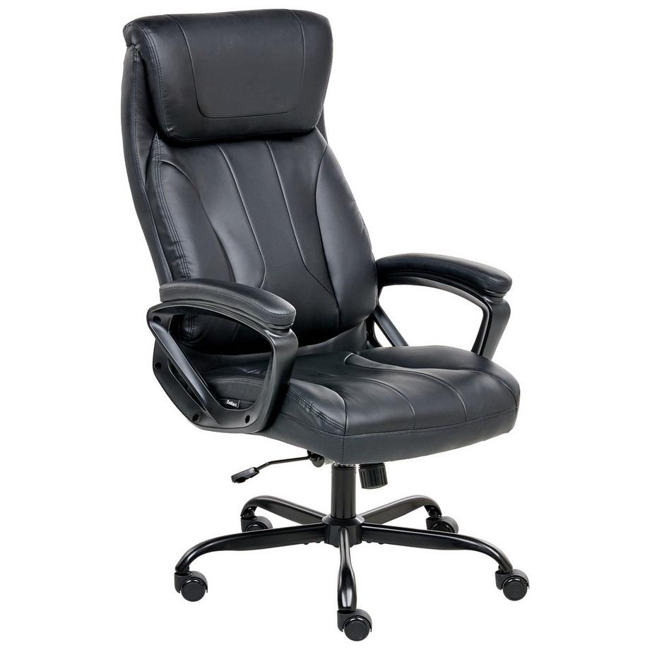 Beliani Poltrona da scrivania en Pelle sintetica Classico PROUD  