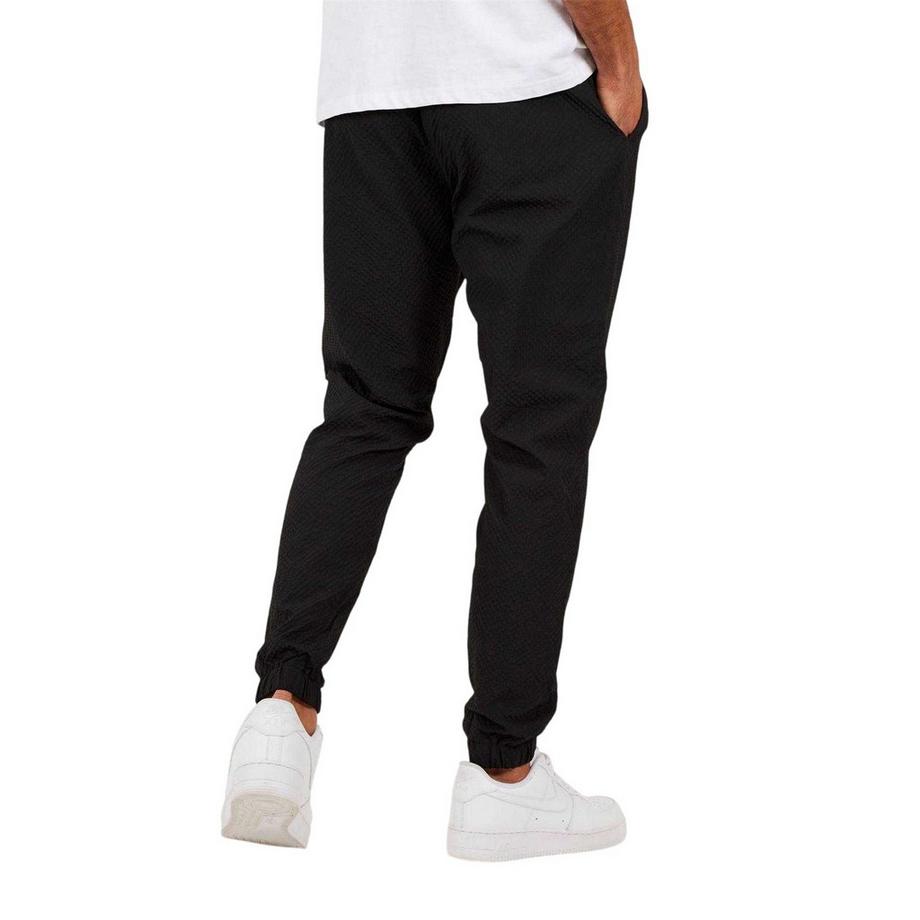 Brave Soul Pantalone Seersucker Con Elastico  