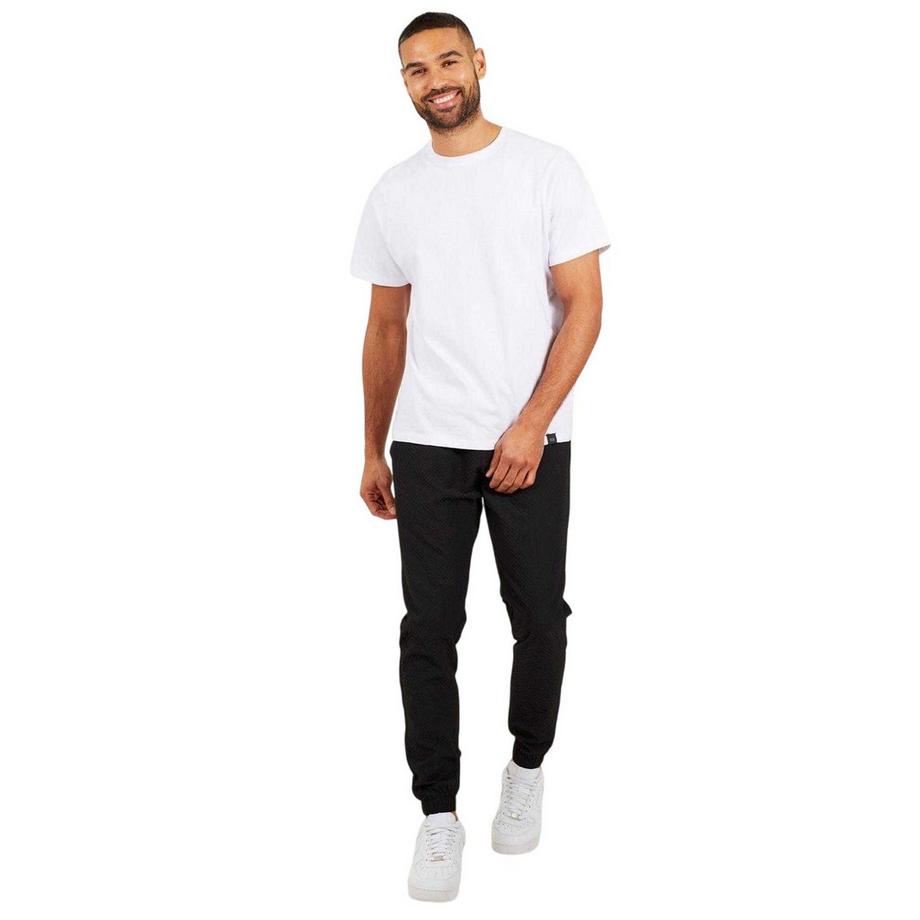 Brave Soul Pantalone Seersucker Con Elastico  