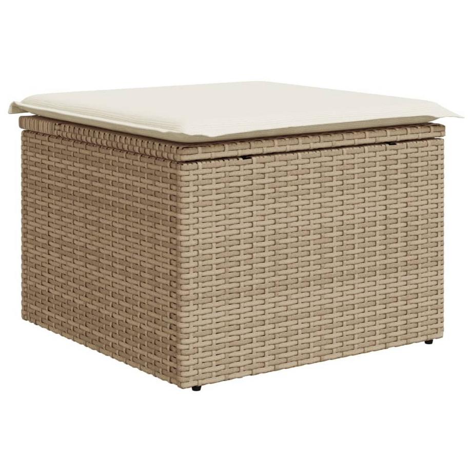 VidaXL Ensemble de canapés de jardin rotin synthétique  