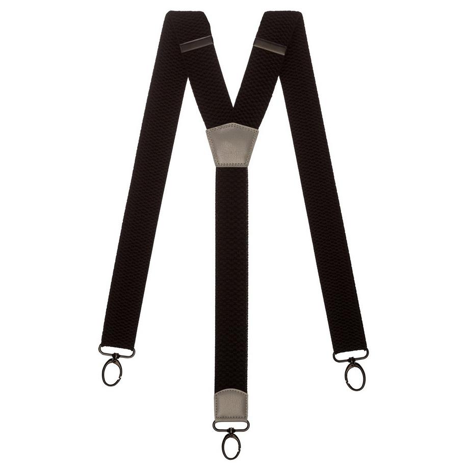 Bretelles extra larges en forme de Y avec mousquetons