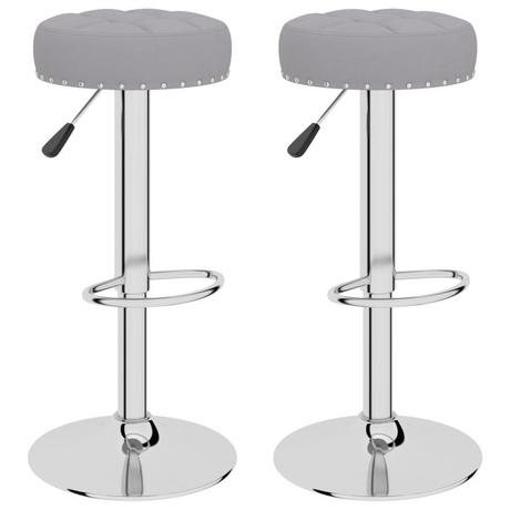 VidaXL Tabouret de bar tissu  