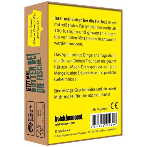 Kylskåpspoesi  Butter bei die Fische! Partyspiel 