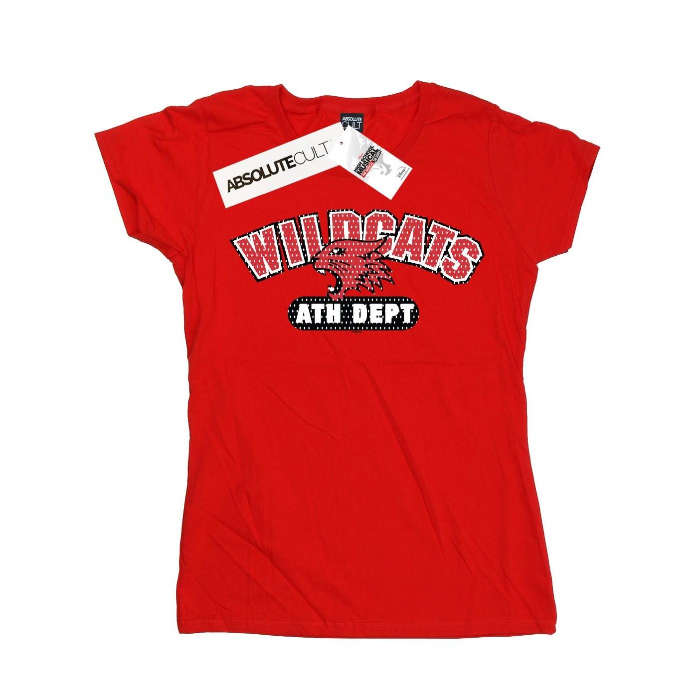Image of High School Musical The Musical Wildcats Athletic Tshirt Damen Rot Bunt M