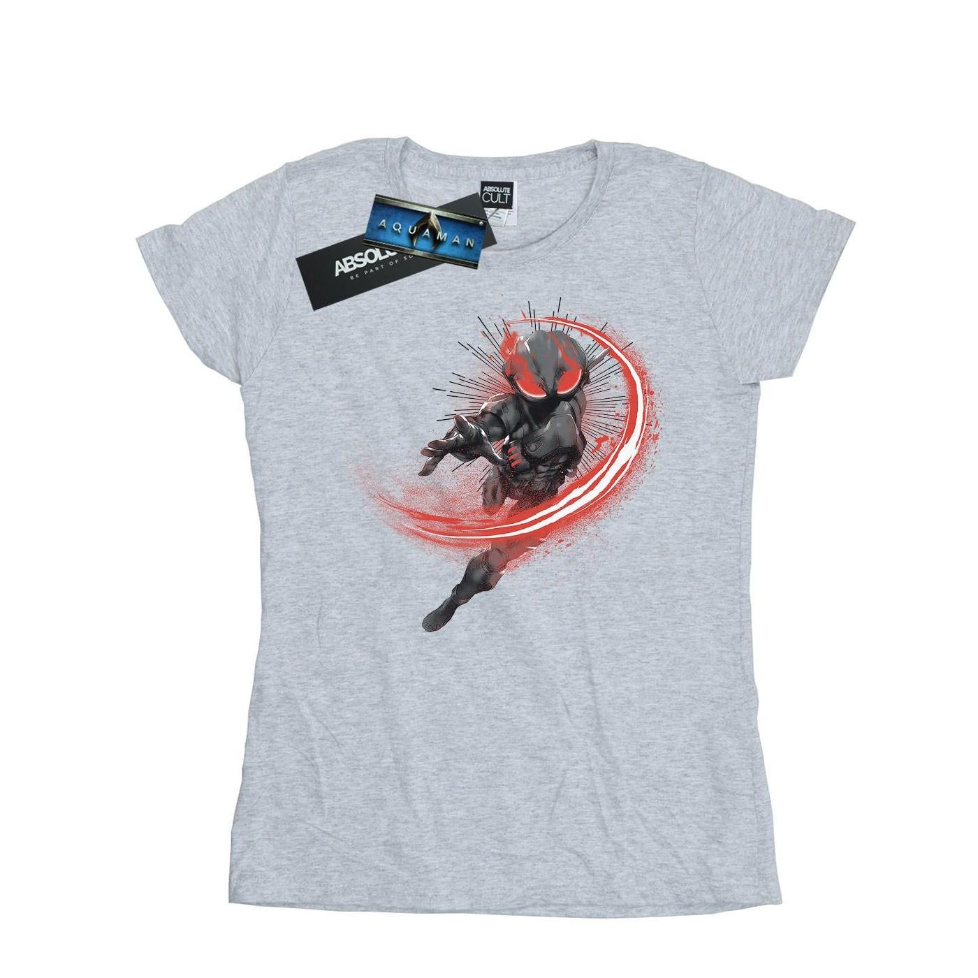 Image of Aquaman Black Manta Flash Tshirt Damen Grau XL