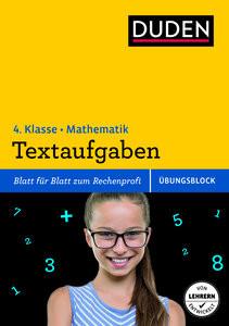 Übungsblock: Mathematik - Textaufgaben 4. Klasse Müller-Wolfangel, Ute; Schreiber, Beate; Scholz, Barbara (Illustrationen); Breitenfeldt, Tom (Illustrationen) Gebundene Ausgabe 