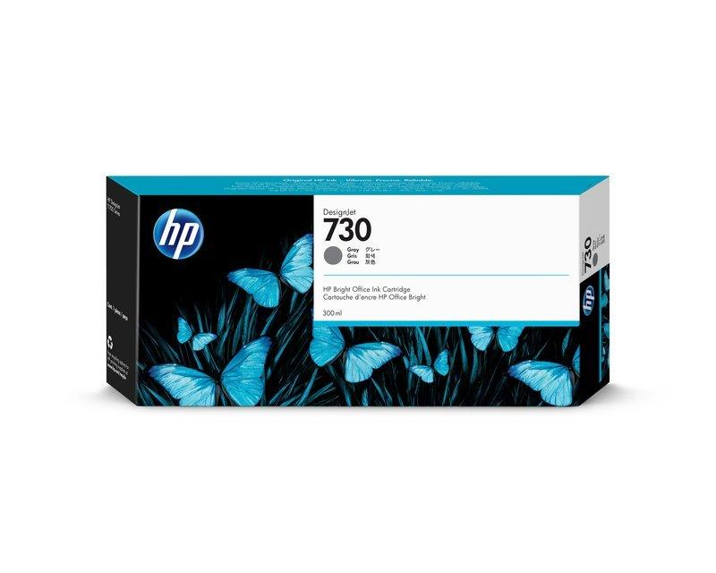 Hewlett-Packard  HP Tintenpatrone 730 gray P2V72A DesignJet T1700 300ml 