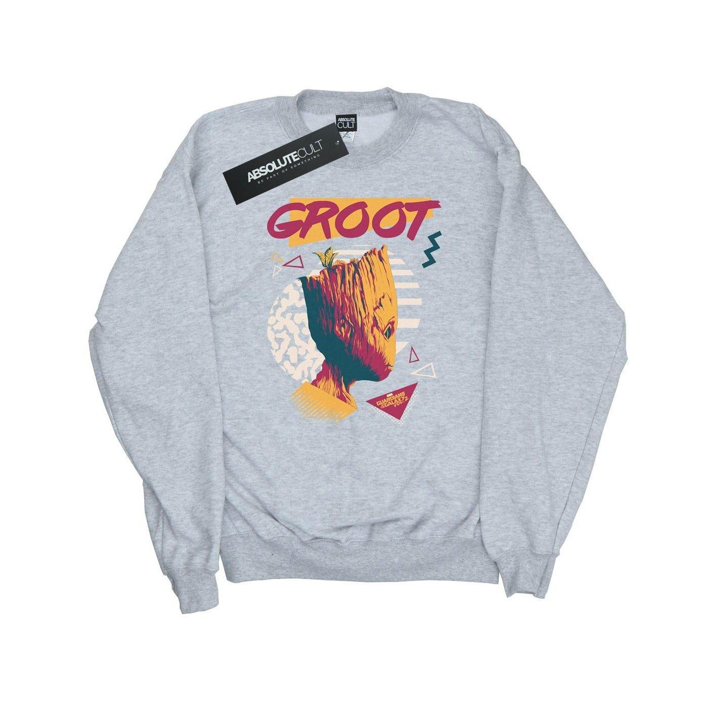 Image of Guardians Of The Galaxy Vol. 2 80s Groot Sweatshirt Damen Grau S