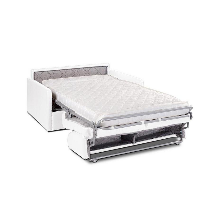 Vente-unique Schlafsofa 2Sitzer Liegefläche MatratzenCALIFE  