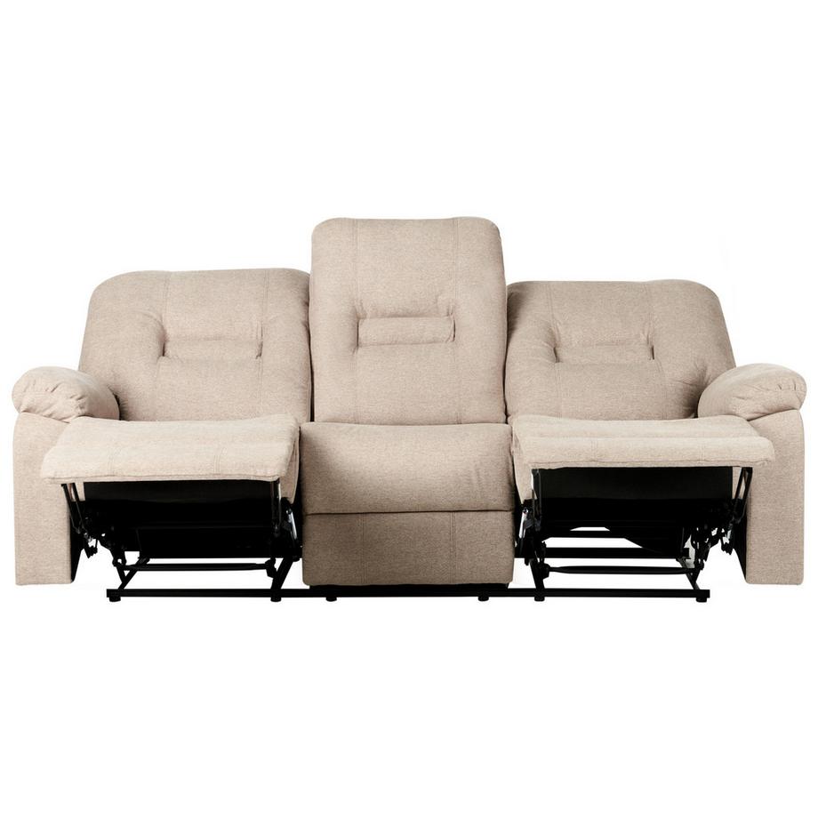 Beliani 3 Sitzer Sofa aus Stoff  BERGEN  