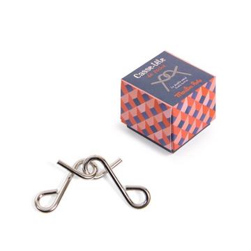 Geduldsspiel für die Tasche doppelter Knoten