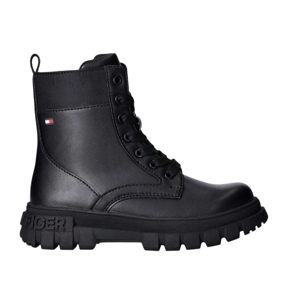 Biker Stiefel , Leder, Zum Schnüren